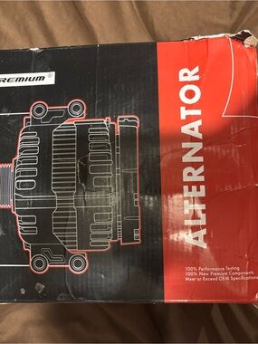 Alternate Part Box with Bold Red and White Label